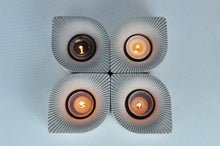Kép betöltése a galériamegjelenítőbe: Shell concrete candle holder / beton mécsestartóes