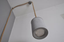 Load image into Gallery viewer, Cylinder - concrete hanging lamp
