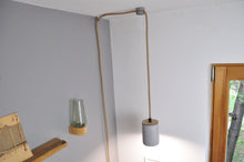 Load image into Gallery viewer, Cylinder - concrete hanging lamp
