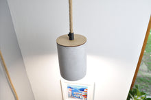 Load image into Gallery viewer, Cylinder - concrete hanging lamp
