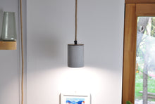 Load image into Gallery viewer, Cylinder - concrete hanging lamp
