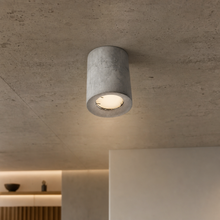 Load image into Gallery viewer, Cylinder - concrete spot light
