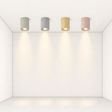 Load image into Gallery viewer, Cylinder - concrete spot light
