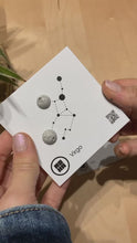 Load and play video in Gallery viewer, Constellation - concrete earrings
