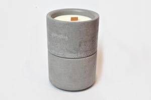 Campfire - candle in concrete holder