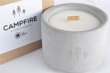 Load image into Gallery viewer, Campfire - candle in concrete holder // limited edition
