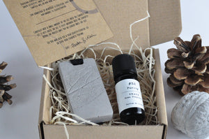 Scented concrete card
