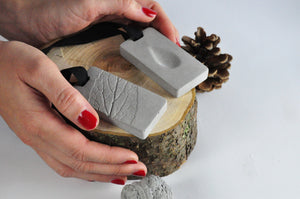 Scented concrete card