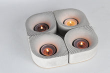 Kép betöltése a galériamegjelenítőbe: Shell concrete candle holder / beton mécsestartóes

