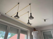 Load image into Gallery viewer, fixing the concrete lamps by the concrete clamp
