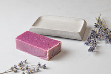 Load image into Gallery viewer, concrete soap holder + gift soap
